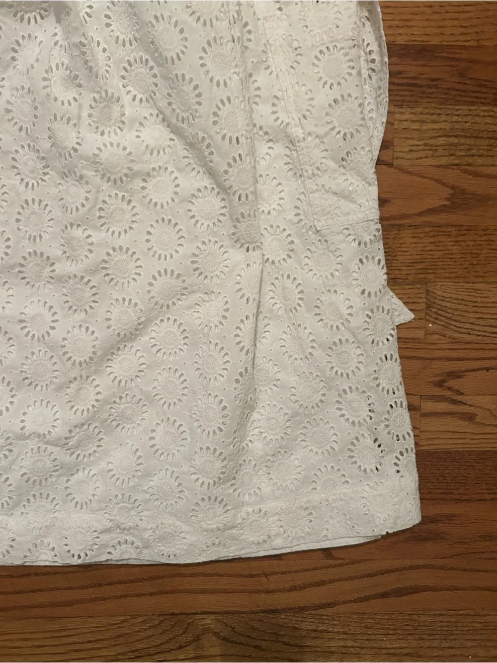 Lilly Pulitzer Women’s S Summery Beachy White Cotton Skirt W/ Eyelet Details - Picture 13 of 14